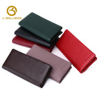 Leather Long Wallet with Zipper Pocket Multi Card Slots ID Window OEM ODM Custom Wholesale Manufacturer 1659#