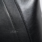 Wholesale Custom Full‑Grain Leather Tote Bag Large Capacity Gold Lock Hardware Long Top Handles Elegant Office Work Handbag H98068