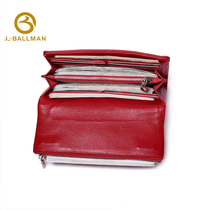 Genuine Leather Long Wallet 23 003X# | Custom Logo ODM OEM Wholesale