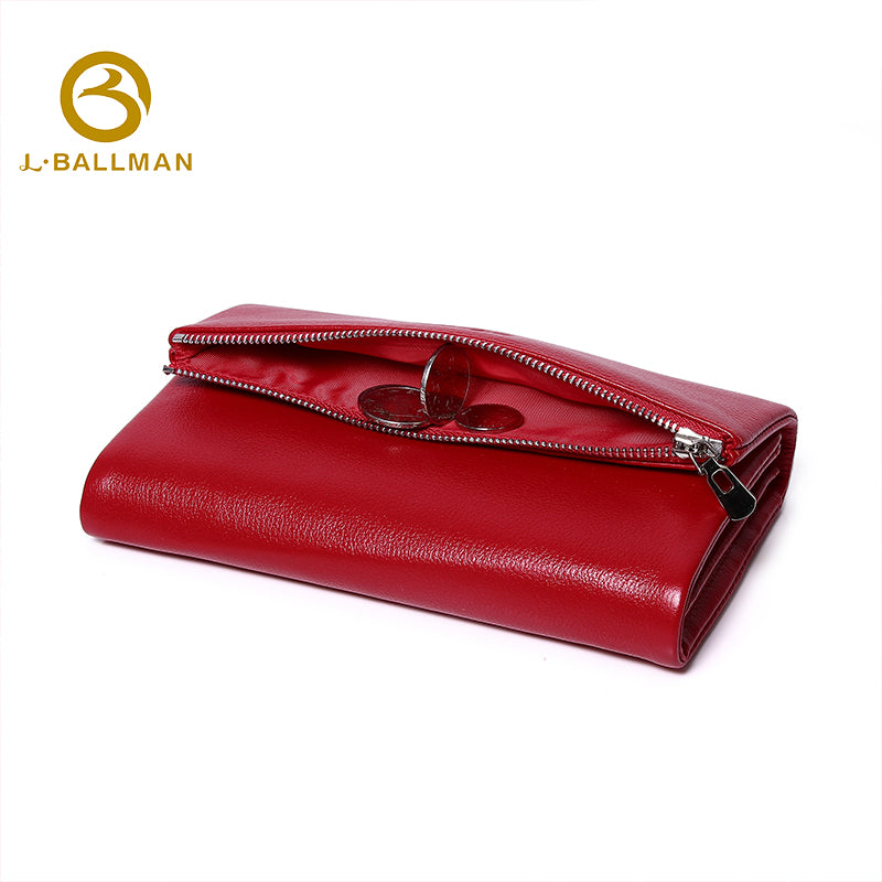 Genuine Leather Long Wallet 23 003X# | Custom Logo ODM OEM Wholesale