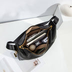 Wholesale Custom Leather Hobo Bag, Gold Hardware, Large Capacity Shoulder Bag, H98078