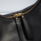 Wholesale Custom Leather Hobo Bag, Gold Hardware, Large Capacity Shoulder Bag, H98078