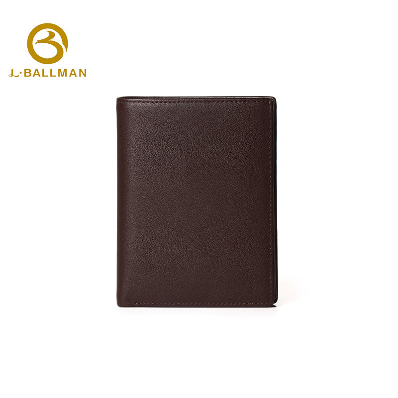  Leather bifold wallet with zipper coin pocket, multi card slots, ID window and bill compartment, OEM ODM custom wholesale 2646