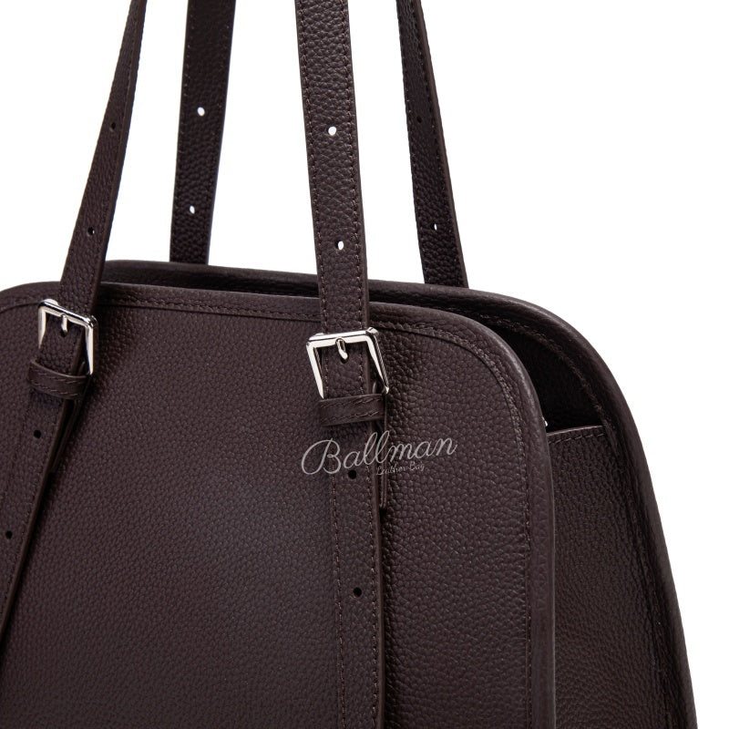 Vintage Dual Material Shoulder Handbag 8108-13# | Factory OEM & Private Brand Customization