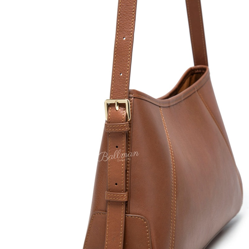 Genuine Leather Hobo Shoulder Bag 8108 22# | Custom Logo ODM OEM Wholesale