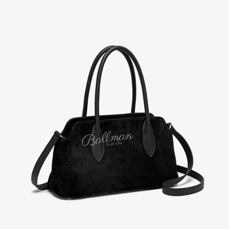 Vintage Suede Handbag Crossbody Tote 8108-12# | Factory OEM & Private Brand Customization