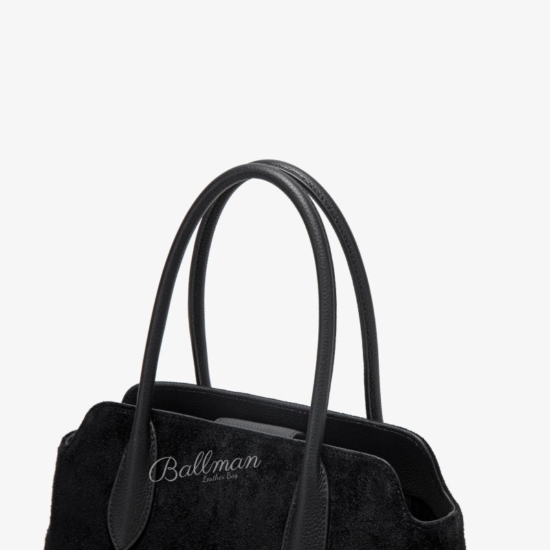 Vintage Suede Handbag Crossbody Tote 8108-12# | Factory OEM & Private Brand Customization