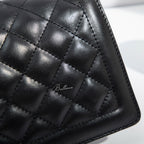 Wholesale Customizable Leather Quilted Handbag Ruched Top Handle Chain Crossbody Bag h98025
