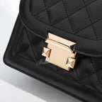 Wholesale Customizable Leather Quilted Handbag Ruched Top Handle Chain Crossbody Bag h98025