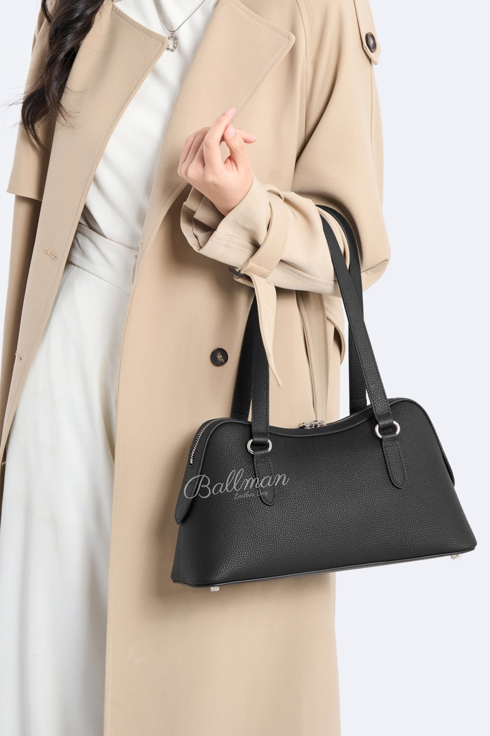 Genuine Leather Shoulder Tote Bag 8108-21#  | Custom Logo & ODM OEM Available