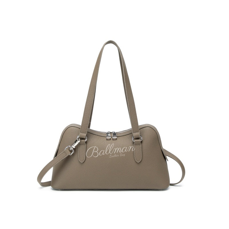 Genuine Leather Shoulder Tote Bag 8108-21#  | Custom Logo & ODM OEM Available