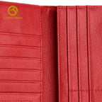Genuine Leather Women'S Compact Trifold Wallet With Multiple Card Slots For Everyday Carry, Wholesale Custom, 3941#