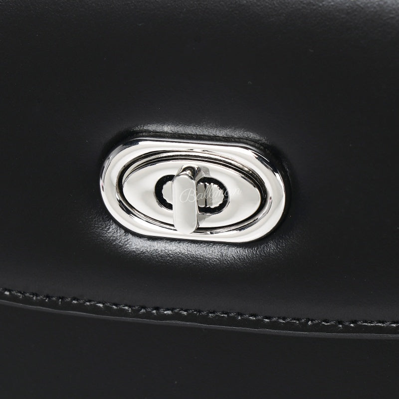 Genuine Leather Curved Saddle Handbag, Top Handle Rotating Turn?Lock Detachable Crossbody Strap For Daily Use 8108?36# | Custom Logo ODM OEM Wholesale