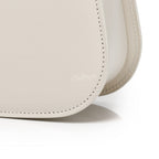 Genuine Leather Curved Saddle Handbag, Top Handle Rotating Turn?Lock Detachable Crossbody Strap For Daily Use 8108?36# | Custom Logo ODM OEM Wholesale