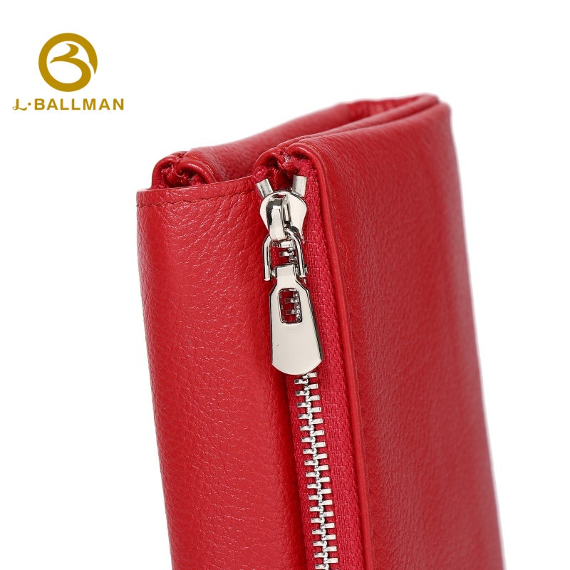 Leather Trifold Wallet with Flap Closure Multi Card Slots Bill Compartment ID Window OEM ODM Custom Wholesale Manufacturer 3929-1