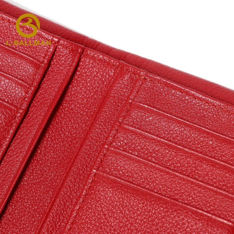 Leather Trifold Wallet with Flap Closure Multi Card Slots Bill Compartment ID Window OEM ODM Custom Wholesale Manufacturer 3929-1