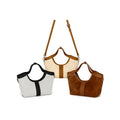 ballman 8108?51 mixed material women tote shoulder handbag daily shopping carry